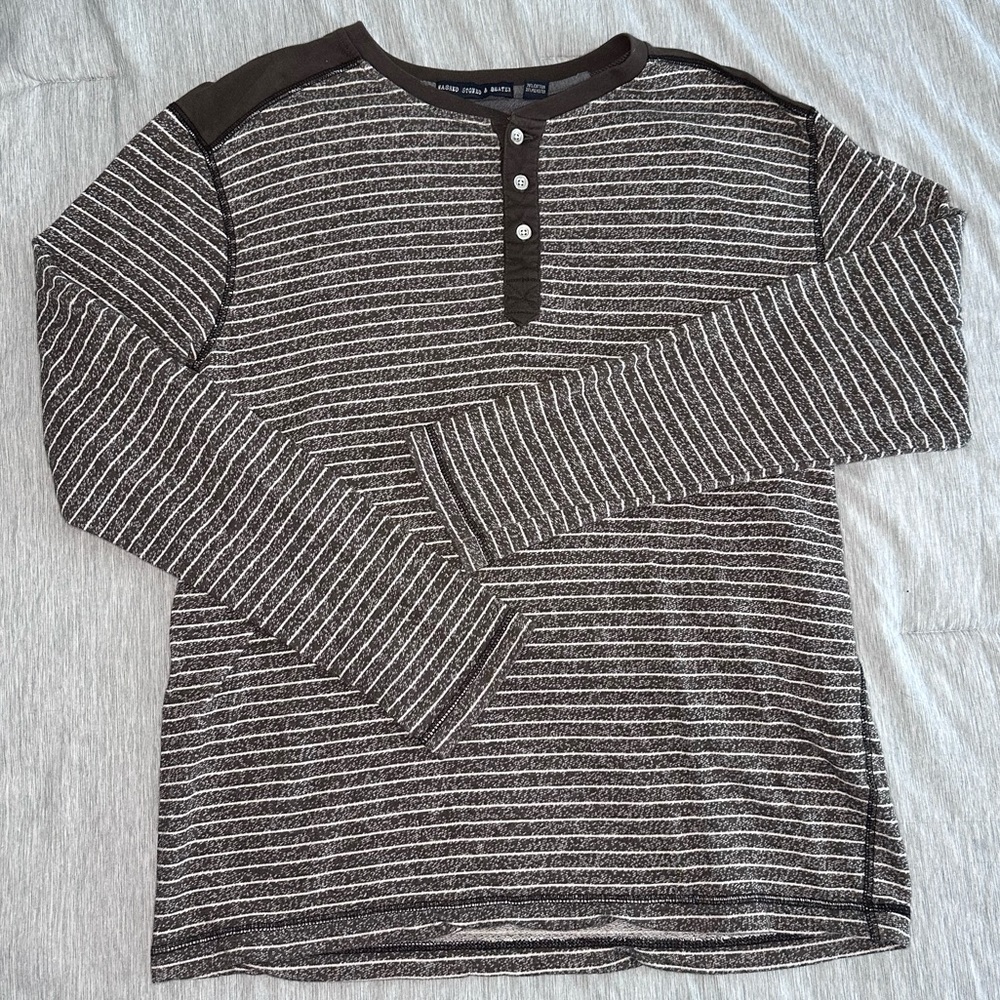 Striped Long-sleeve Men’s Shirt